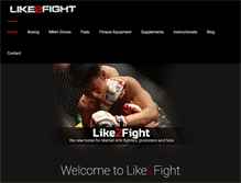 Tablet Screenshot of like2fight.com
